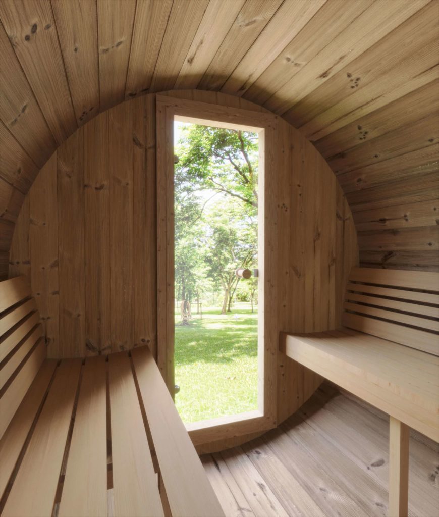 Ergo Series Outdoor Sauna Barrel