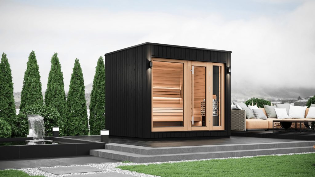 SaunaLife Outdoor Sauna Model G7