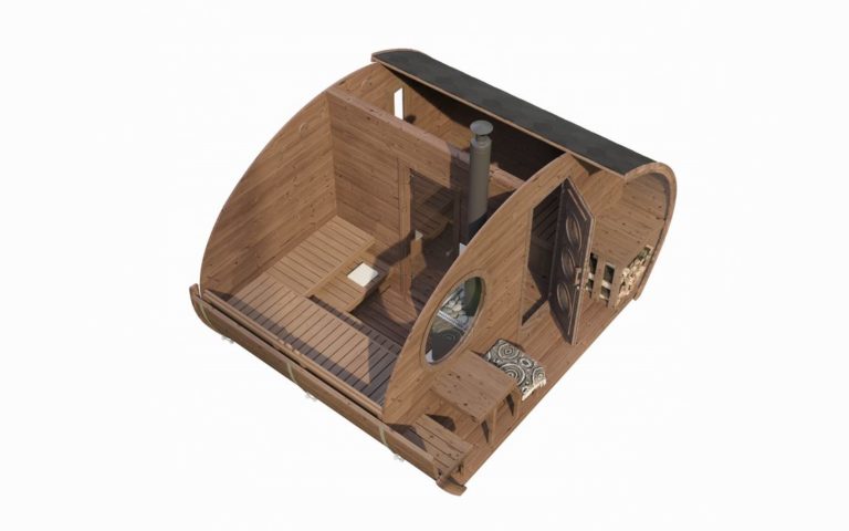 SaunaLife Model G11 Outdoor Sauna