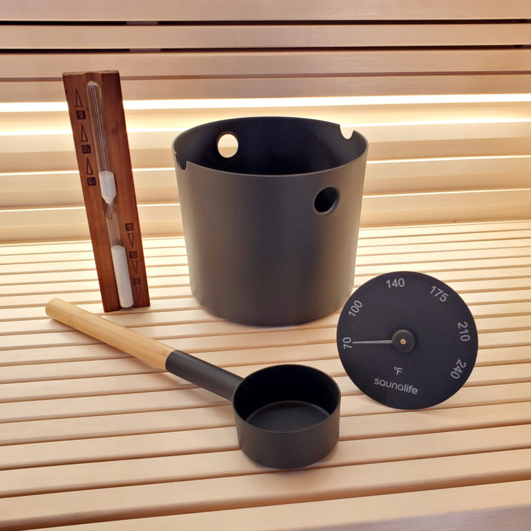 Sauna Bucket & Ladle Package 2 by SaunaLife