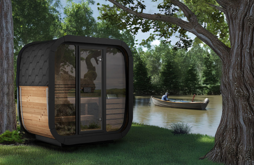 SaunaLife Cube-Series CL4G Outdoor Sauna