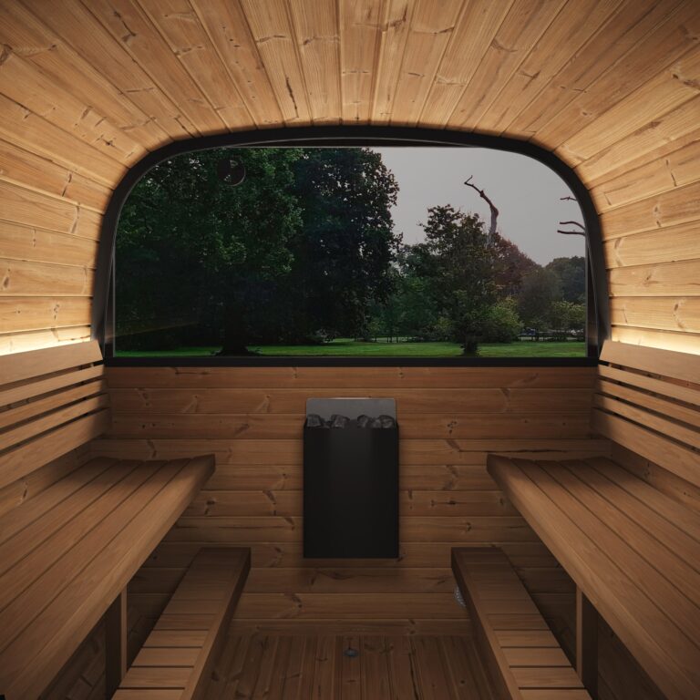 SaunaLife Model CL12GCP Home Sauna Interior