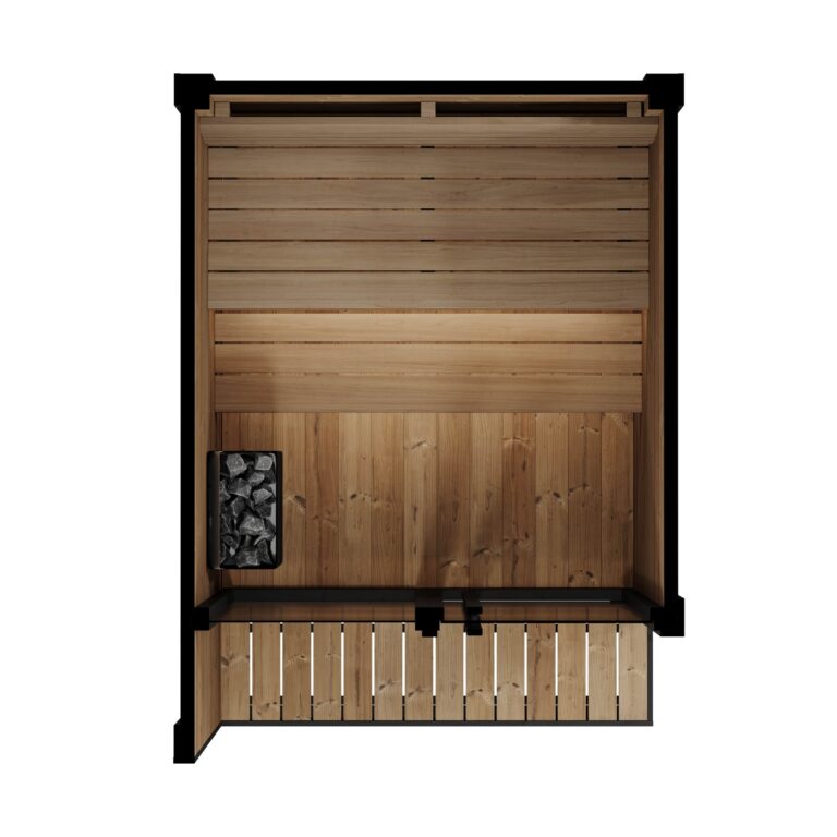 SaunaLife GL4 Sauna Kit floor plan
