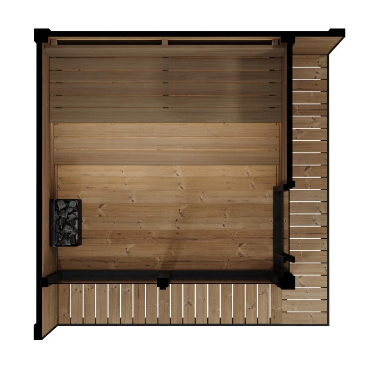 SaunaLife GL6 Sauna Floor Plan