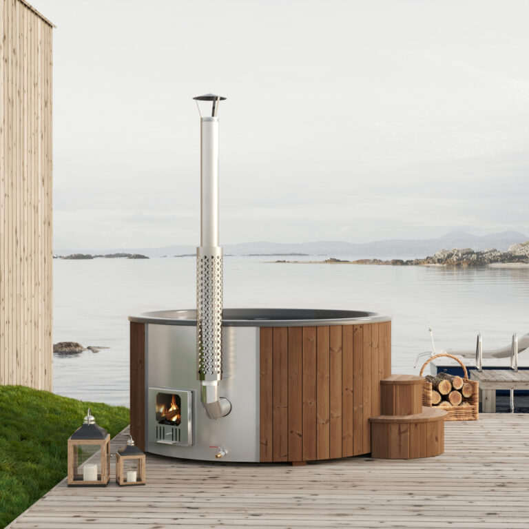Model S6N Wood-Fired Hot Tub by SaunaLife