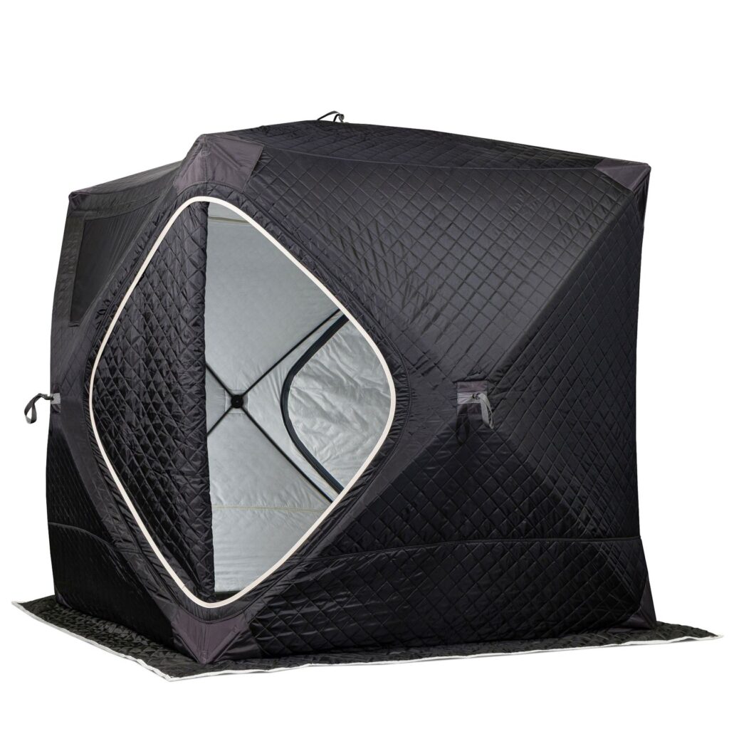 SaunaTrekker portable sauna tent front view